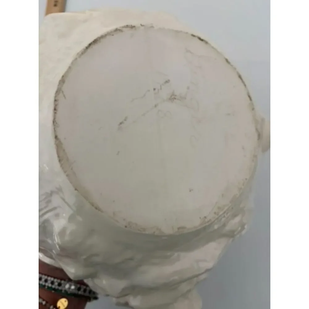 vtg.Large ceramic conch shell planter - Picture 7 of 10